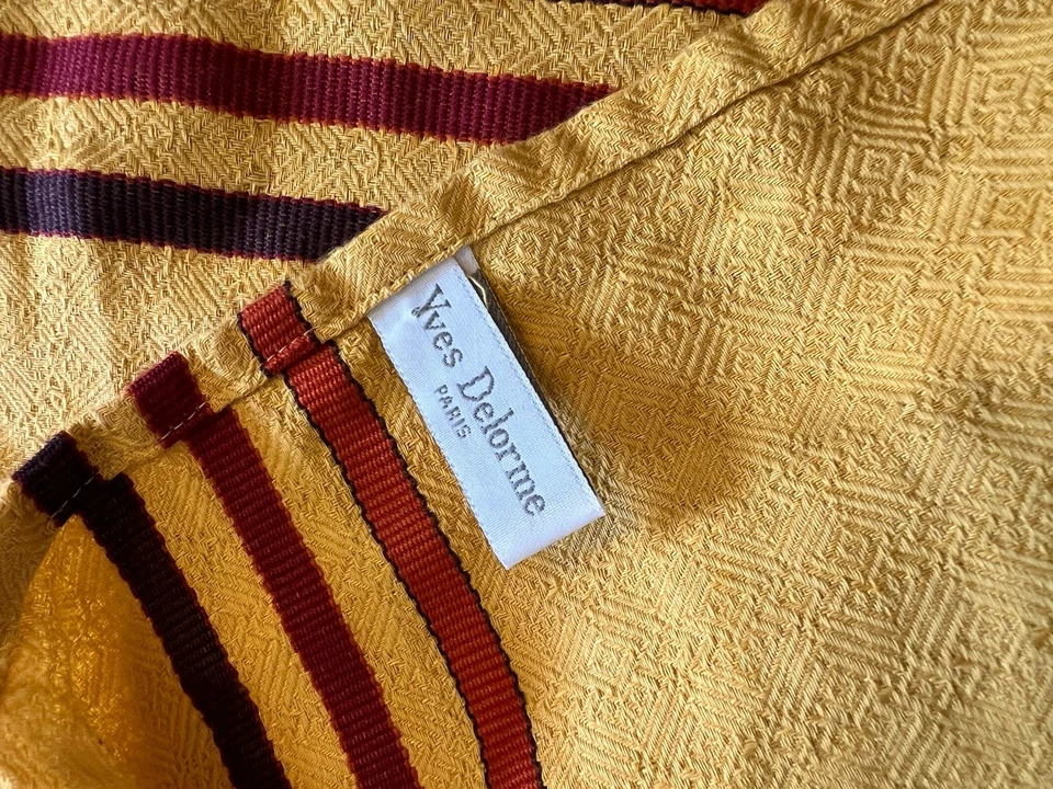 Yves Delorme Francia Mantel Otoño Colores Otoño Paisaje Calabaza Foto 4 de 4