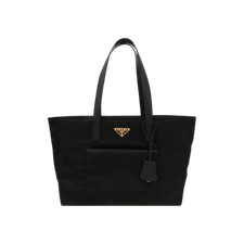 Prada Re-Nylon Tote Bag Black Official