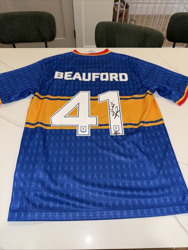 Carter Beauford Signed DMB Dave Matthews Band Jersey 41 Beckett BAS COA