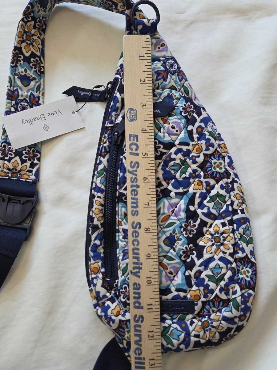 Vera Bradley Essential‎ Compact Sling Backpack in Lisbon Medallion Cool Vera Bradley ~  main image 3