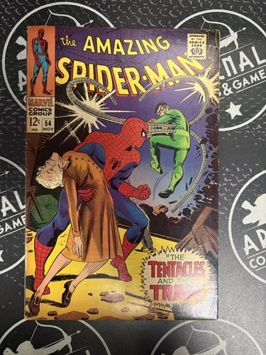 Amazing Spider-Man #54 1967 Marvel Comics Classic Rommita Sr Art 4.5 VG+
