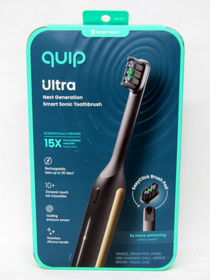 Quip Ultra, Next Generation Smart Sonic Electric Toothbrush (Eclipse) SEALED