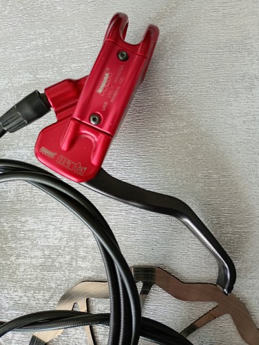 MAGURA MARTA SET FRENI A DISCO ROSSO IDRAULICI ANTERIORI E POSTERIORI 180/160mm ROTORI z229 - Foto 4 di 10