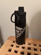 adidas black-metalic 20 oz Metal Water Bottle Double-Walled Insulated Stainless