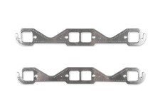 Header Gaskets Aluminum Layered Fits 262-400 Gen I Small Block Square Ports