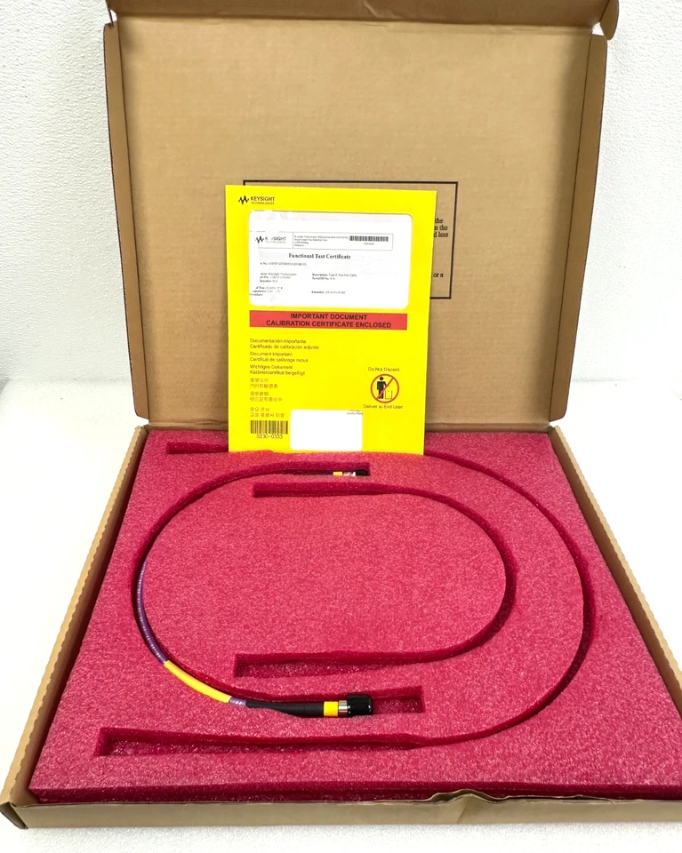 NEW Keysight 11857F-CFG003 Test Port Cable TYPE-F 75ohm OPTION 00M GREAT DEAL 🚚 - Image 3 of 4