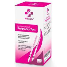 100 Pack Pregnancy Test Strips Early Detection, 10 MIU/ML, Rapid and Accurate