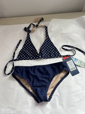 Toobydoo NY Big Girls 2-Pieces Swim Set Navy/Polka Dot Sz 7/8