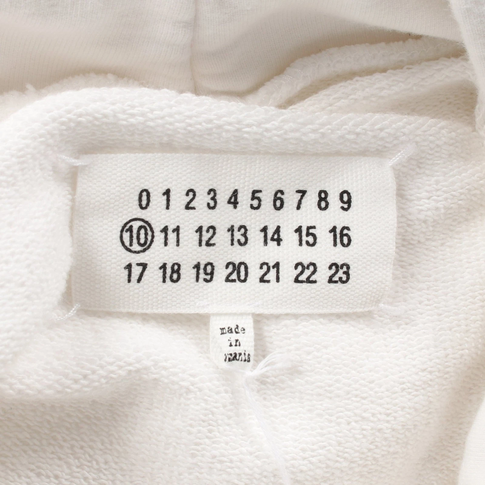 【Tops】Maison Margiela 10 LOGO CAPOVOLTO logo pullover ricamato felpa con cappuccio