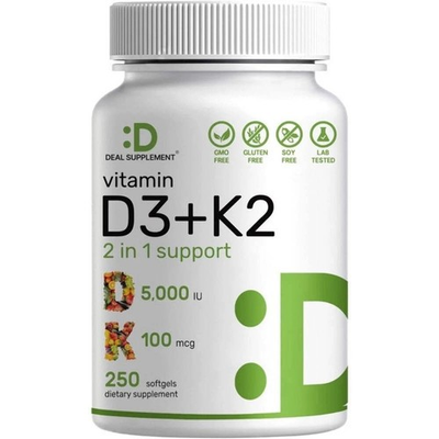 #ad #ad DEAL SUPPLEMENT Vitamin D3 K2 5000IU Softgel 2 1 Complex 250 Count $11.38