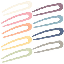 9 St&uuml;ck Bunte Haarspangen U-Form, Haarnadeln Haarklammer Pins, Haarclips F&uuml;r Fra