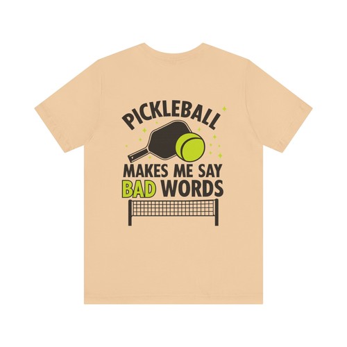 Paddle & Proper Pickleball T-Shirt Mens Bad Words Sports - Picture 3 of 33