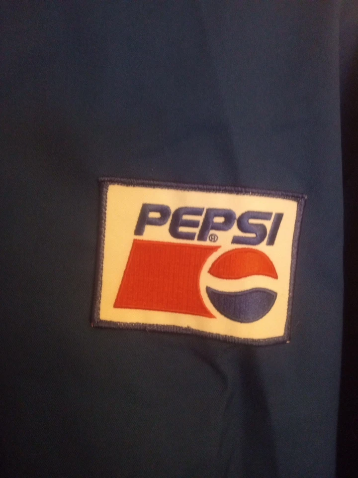 Chaqueta De Colección Cremallera Completa Pepsi Delivery Driver XLT Soda Gas Publicidad Cintas Foto 4 de 4