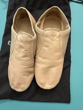 NEW Capezio Leather Ballet Shoes Girls 12C Pink Split Sole