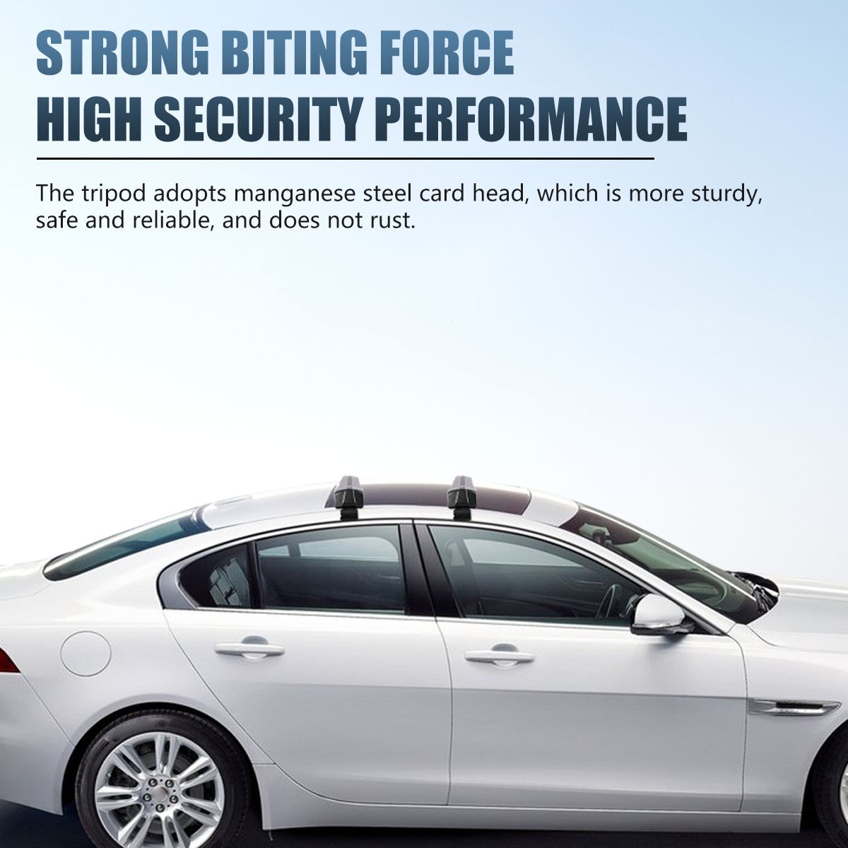 Top Roof Rack Cross Bar Luggage Carrier Black For Dodge Grand Caravan 2008-2020