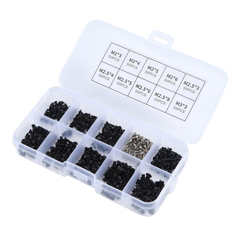 500-Teiliges Edelstahl-Laptop-Schrauben-Set M2, M2,5, M3 für Gate5242