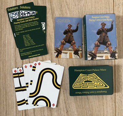 Hampton Court Palace Labyrinth Spielkarten & Knoten Puzzle Kartenspiel - Adrian Fisher