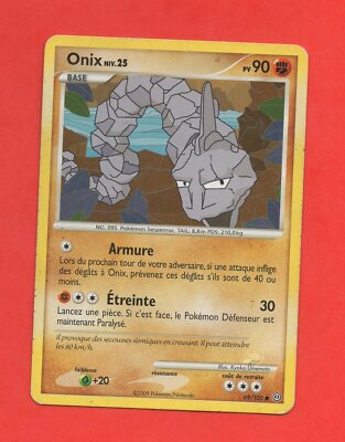 Pokemon Nr. 69/100 - ONIX Level 25 - PV90 --- (567)