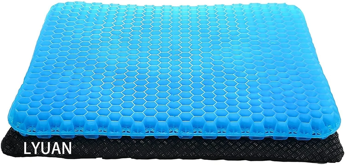 Car Seat Design Gel Cushion with Washable Non-Slip Cover for Office Wheelchair