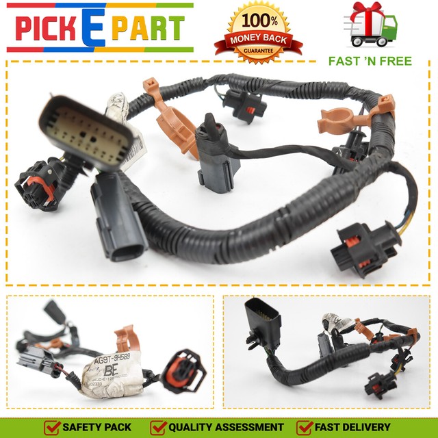 OEM 20132017 Ford Focus ST Fuel Injector Wiring Harness AG9T9H589 eBay