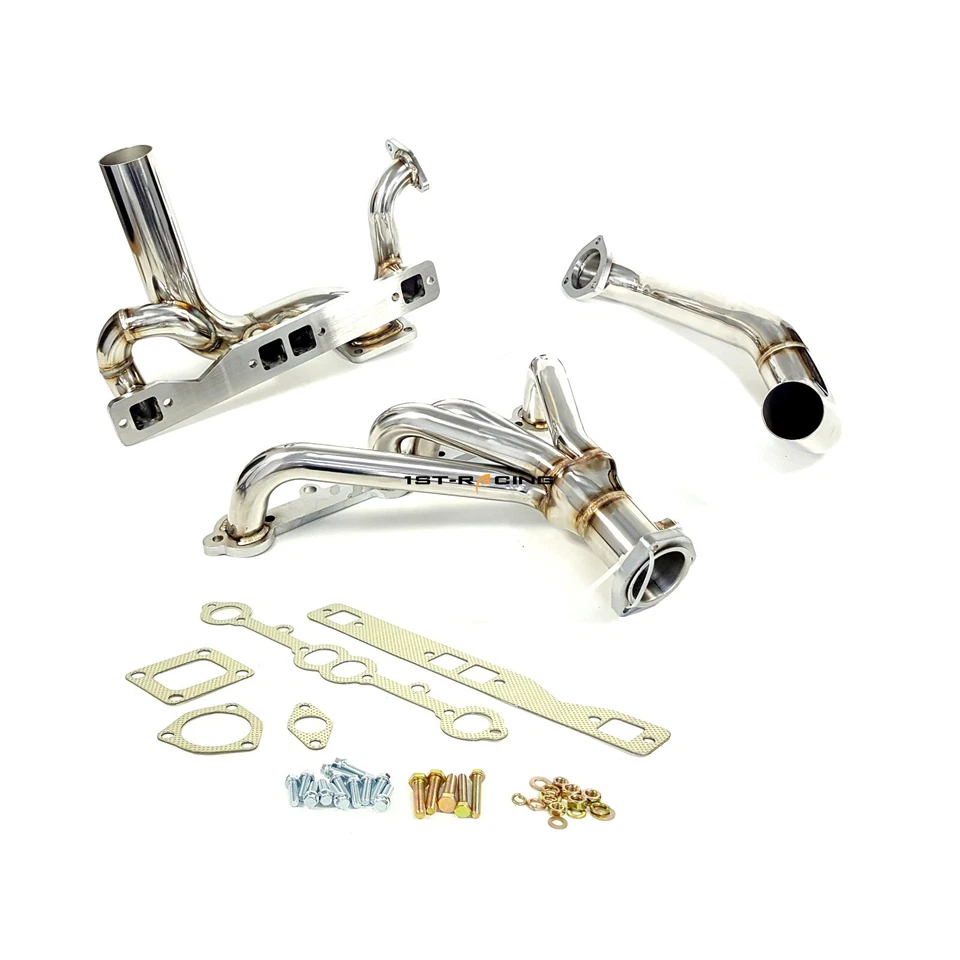 Cabezal colector de escape para Chevrolet Bel Air Biscayne C10 C20 SBC V8 5.0 5.7TBI Foto 4 de 4