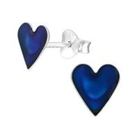 1 Paar Ohrringe Ohrstecker 925 Sterling Silber Mit Herz