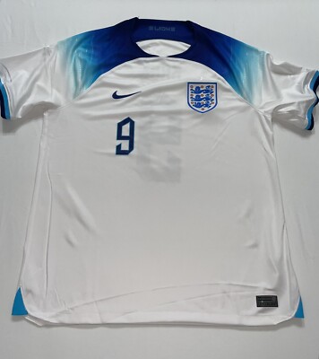 2022 England Home Jersey #9 KANE size Large Nike Soccer Football