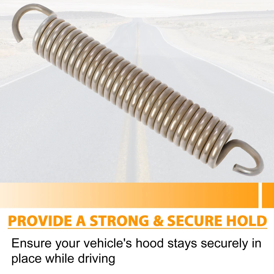 Juego de 2 resortes bisagra de capó de acero para Chevy Camaro Chevelle Nova Impala 1966 1967 Foto 3 de 4