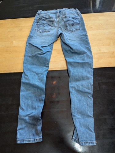 Justice Girls Mid Rise Jean Denim Jegging Size 14 - Picture 7 of 7