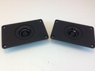 CES 1-1/2'' Tweeter Mounted ON 2-5/8'' X 4'' Plate 25 WATTS @ 8 OHMS