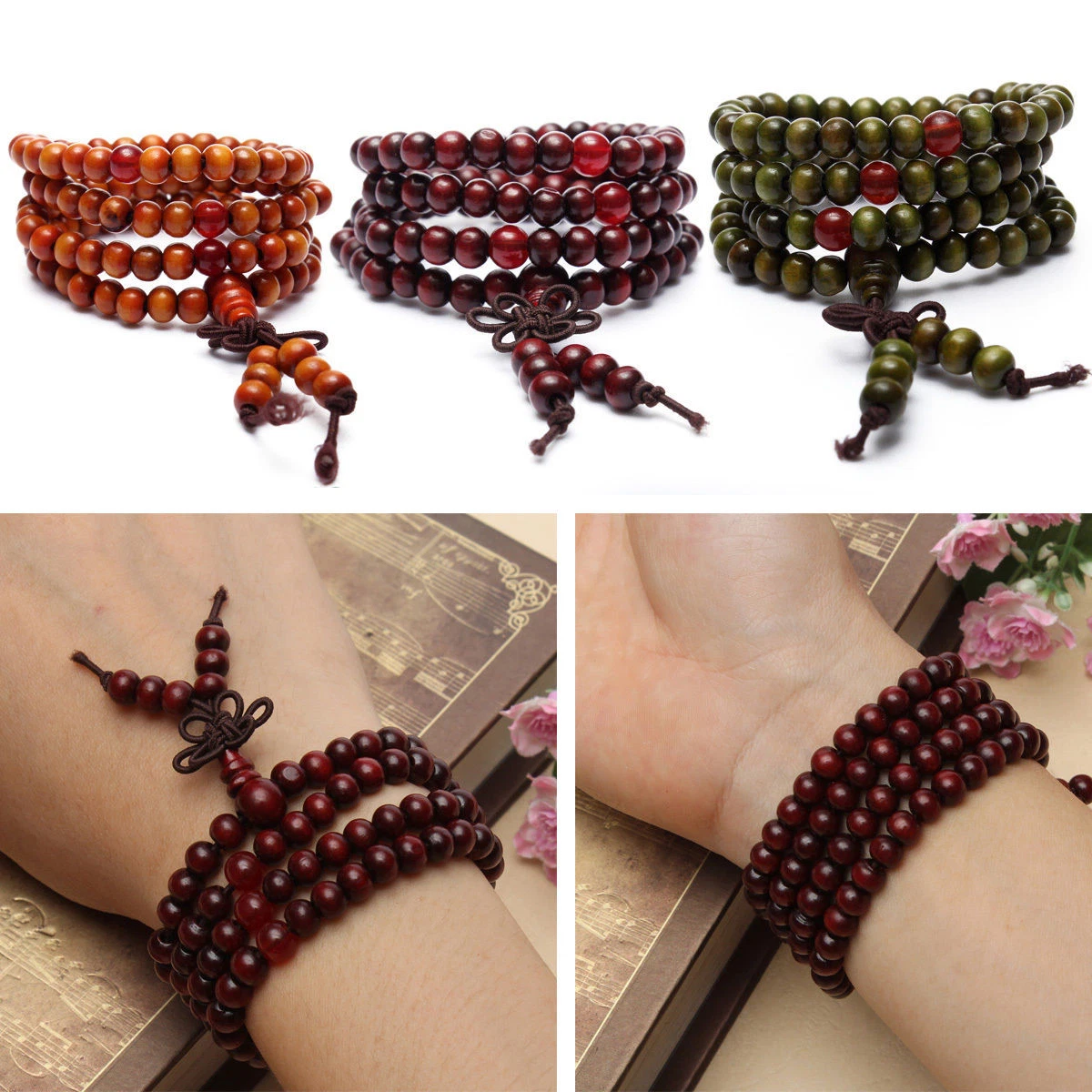Buddhist rosary cheap bracelet