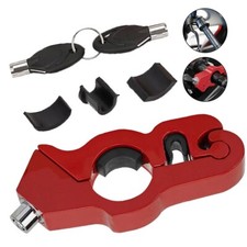 Motorcycle Handlebar Lock Grip Throttle Brake for Bike Scooter Moped Motorbike