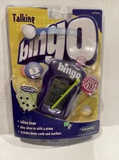 RADICA Talking Bingo Handheld Game (Touch Screen) SEALED 2002