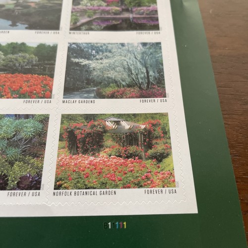 American Gardens Sheet of (20) USPS Forever Stamps 2019 Issue - Picture 2 of 4