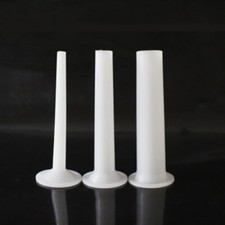 3x Sausage Making Funnel Stuffer Filler Maker Tube Manual Plastic Meat Supply