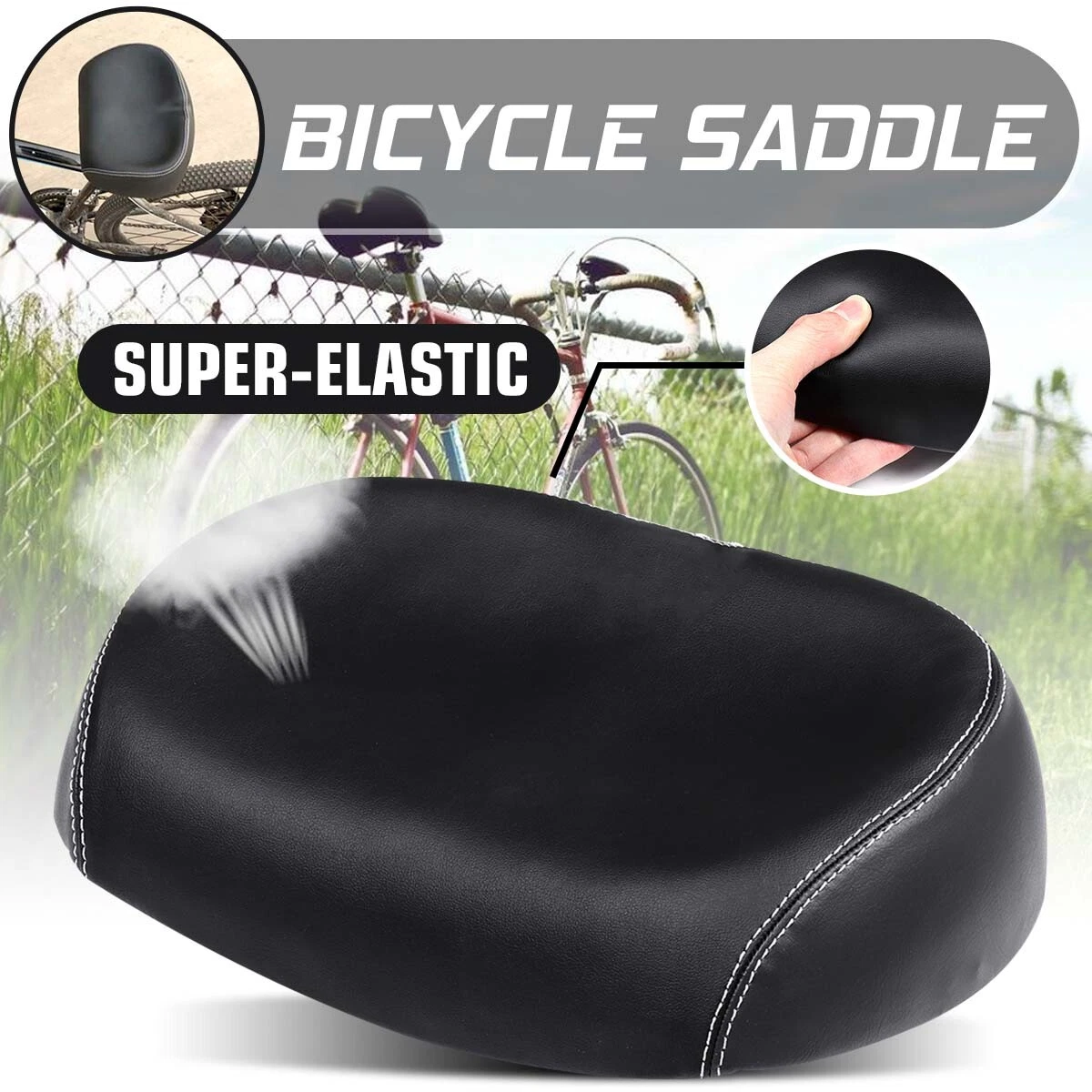 extra wide mountain bike seat