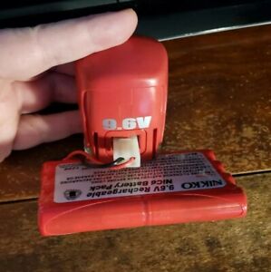 NIKKO 9.6V NICD RECHARGEABLE BATTERY PACK 1296 & Compact 4 HR CHARGER Works Ver1 | eBay