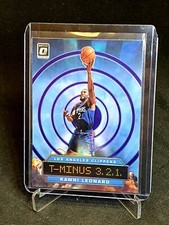2019-20 Panini Donruss Optic T-Minus 3 2 1 Purple Kawhi Leonard #5