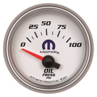 AutoMeter 880029 MOPAR Electric Oil Pressure Gauge