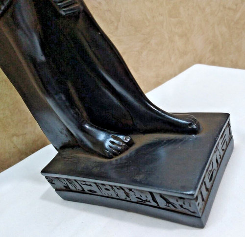 Egyptian God HORUS Falcon Figurine Handmade Statue in Heavy Black... - Picture 17 of 20