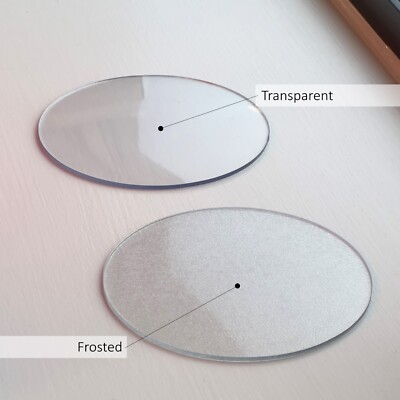 Set Rund Quadratisch Transparent PVC Untersetzer Tasse Matten Pad Getränke Tisch Gläser Matte