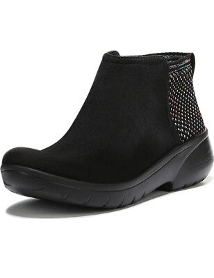 Bzees Womens Karma Black Ankle Boots Size (6867267)