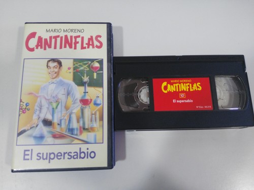 Cantinflas Mario Moreno - el Supersabio - VHS Tape Collection Rba