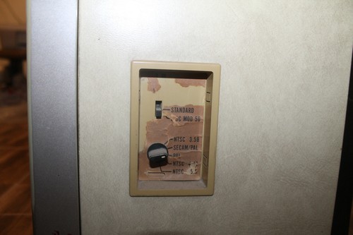 vintage retro rare O general tv 20 inch colored television made in Japan 1980s - Afbeelding 7 van 12