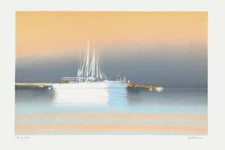 Pierre DOUTRELEAU PETIT MORNING 1990 signed lithograph
