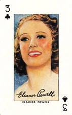 ELEANOR POWELL Star of the Silver Screen Hollywood Single Swap Playing Card