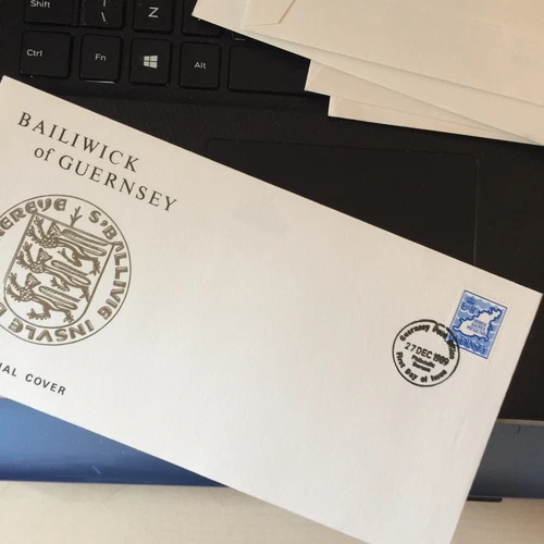 Guernsey Stamps FDC First Day Cover 1989 Minimum Postage Definitive Unaddressed