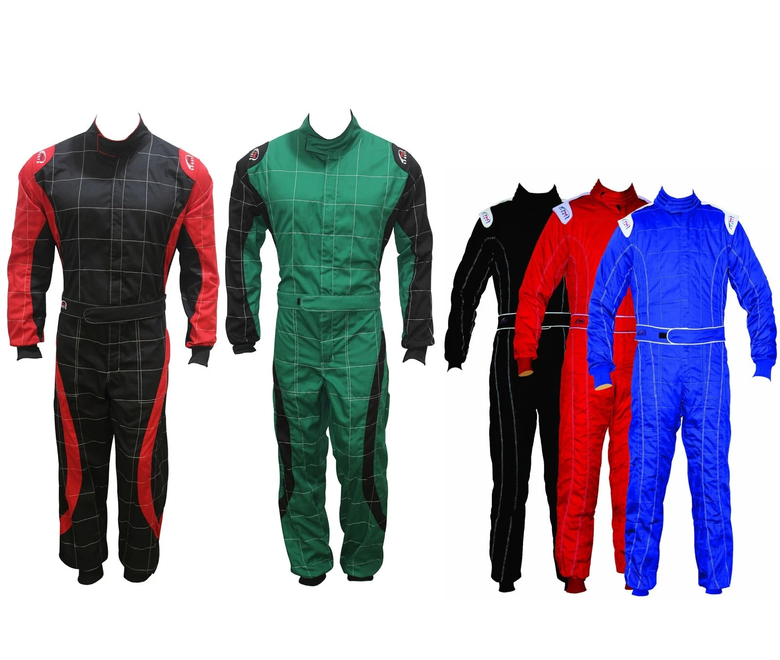 KIDS CHILDREN KARTING RACE OVERALL SUITS POLYCOTTON One Piece INDOOR/OUTDOOR NEW