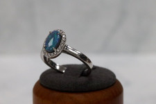 Gemstone Platinum Diamond Cocktail Rings Fine Rings for sale