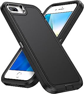 IDYStar iPhone 8 Plus Case| iPhone 7 Plus Cover for Men| Hybrid Drop Test Heavy